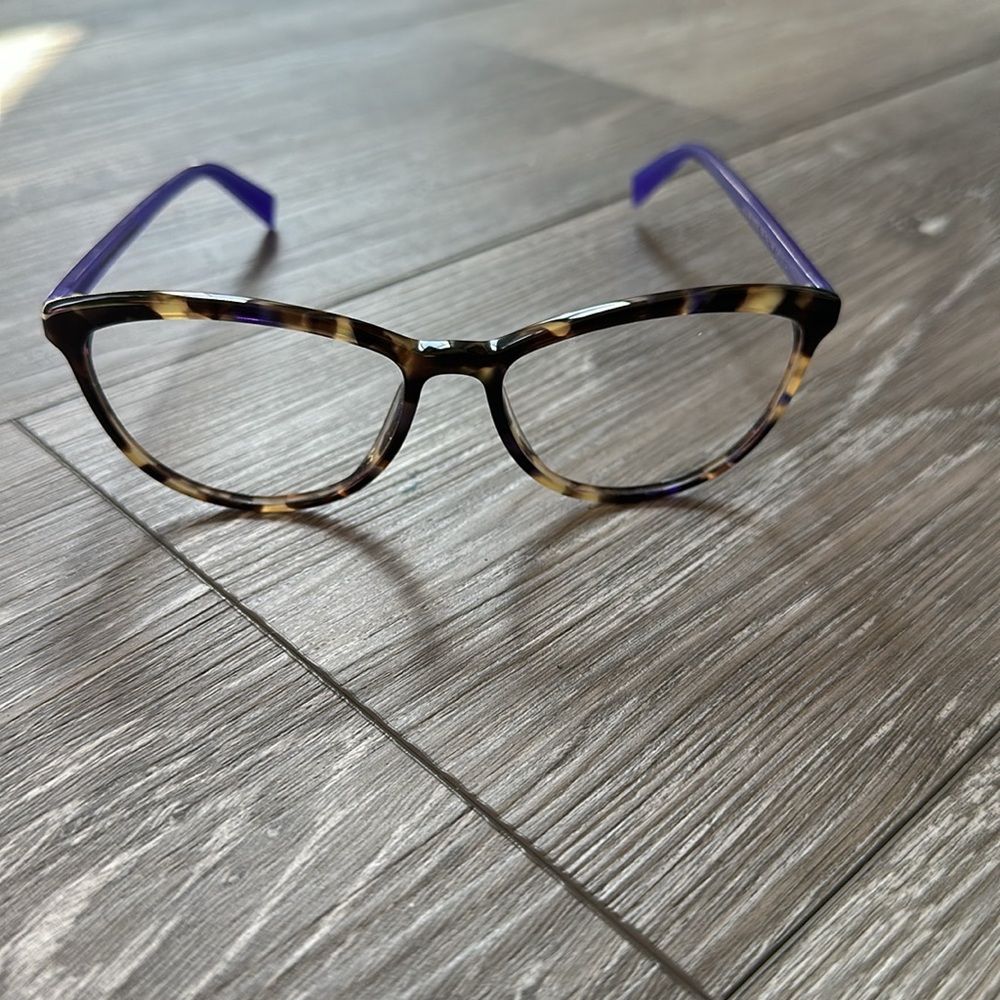 Warby Parker Louise Frames in Violet Magnolia - Picture 7 of 11
